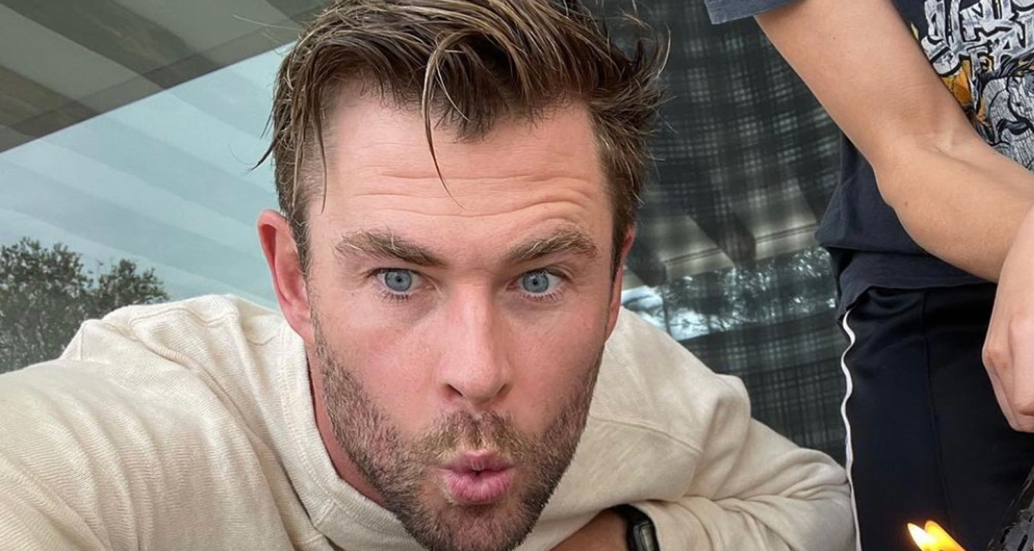 Chris Hemsworth Shows Off Super Cool Birthday Cake His Kids Made for