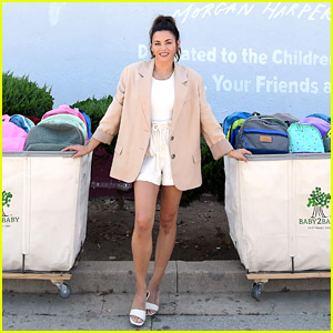 Jenna Dewan Helps Pass Out Backpacks Filled With Supplies at Baby2Baby Back To School Event