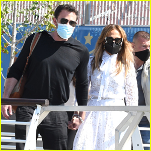 Ben Affleck & Jennifer Lopez Hold Hands While Arriving in Venice!
