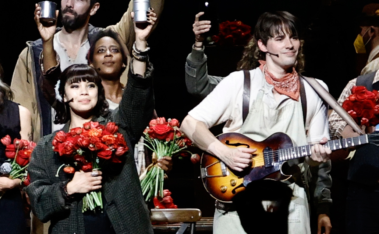 Broadway Couple Reeve Carney & Eva Noblezada Reopen Their Musical ‘Hadestown’ – See Photos!