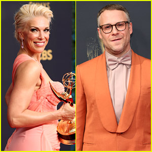 Seth Rogen Mispronounced Hannah Waddingham's Name at the Emmy Awards 2021 & She Had A Perfect Reaction To It