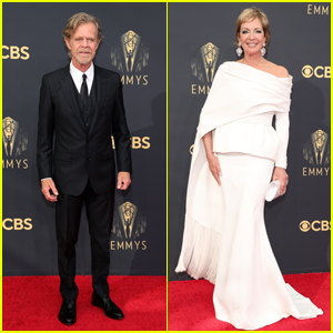 Comedy Nominees William H. Macy & Allison Janney Arrive at Emmys 2021