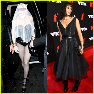 Madonna Wears Veiled Look to VMAs After Party with Her Former Dancer Sofia Boutella!