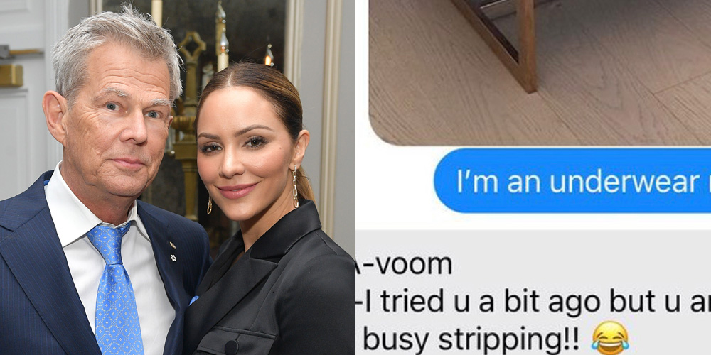Katharine McPhee Texts David Foster a Video of Her in Her Underwear