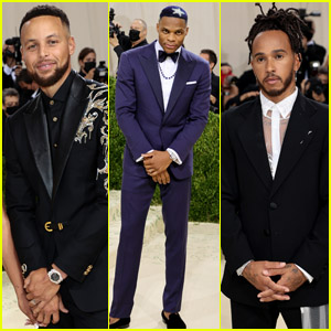 Stephen Curry, Russell Westbrook, Lewis Hamilton & More Step Out for the Met Gala 2021