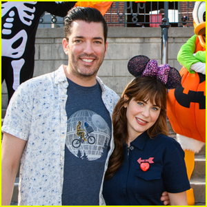 Zooey Deschanel & Boyfriend Jonathan Scott Celebrate Halloween Time at Disneyland