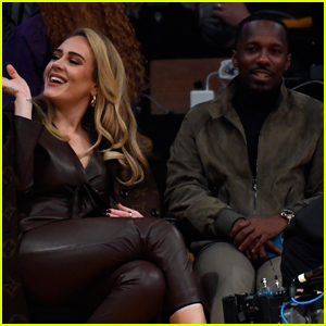 Adele & Boyfriend Rich Paul Couple Up for Date Night at Lakers vs. Warriors Game!