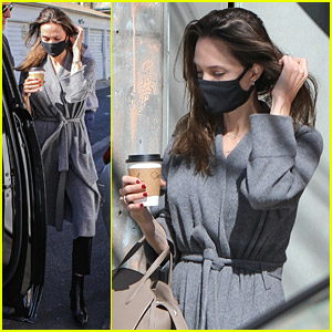 Angelina Jolie Goes Shopping Solo At Vintage Store Following Dinner with Jonny Lee Miller