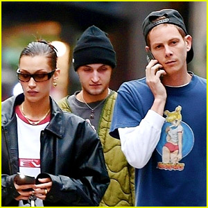 Bella Hadid & Boyfriend Marc Kalman Spotted Hanging Out with Her Brother in NYC