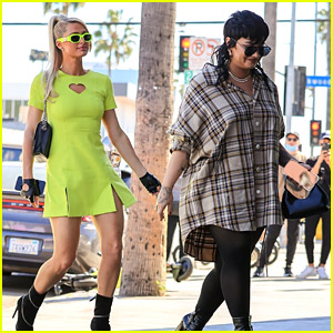 Demi Lovato Shops For Halloween Costumes With Paris Hilton