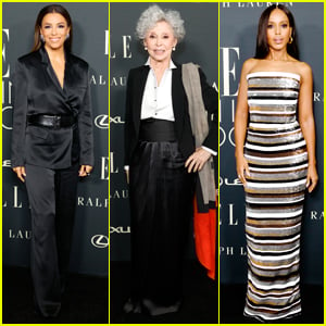 Eva Longoria & Kerry Washington Step Out to Honor Rita Moreno at Elle's Women in Hollywood Event!