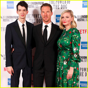 Kirsten Dunst & Benedict Cumberbatch Join Kodi Smit-McPhee at 'The Power of the Dog' Premiere in London