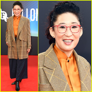 Sandra Oh Steps Out for 'The French Dispatch' Screening at BFI London Film Festival 2021