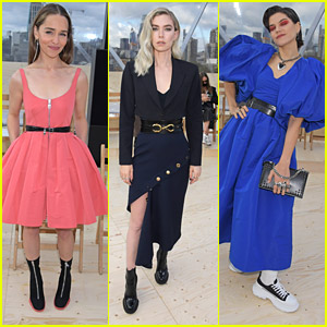 Emilia Clarke, Vanessa Kirby & Soko Stun at Alexander McQueen Fashion Show in London
