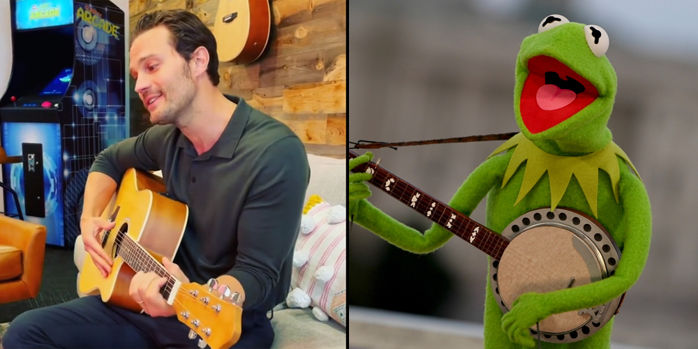 Jamie Dornan Impersonates Kermit The Frog While Singing ‘Rainbow