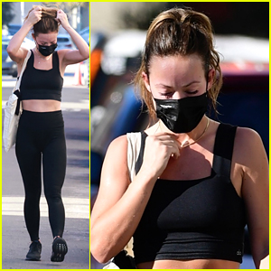Olivia Wilde Heads To A Workout After Revealing Her Favorite Movie Of 2021