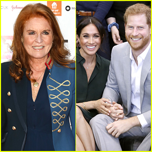 Sarah Ferguson Says Prince Harry Is 'Very Happy' with Meghan Markle In New Interview