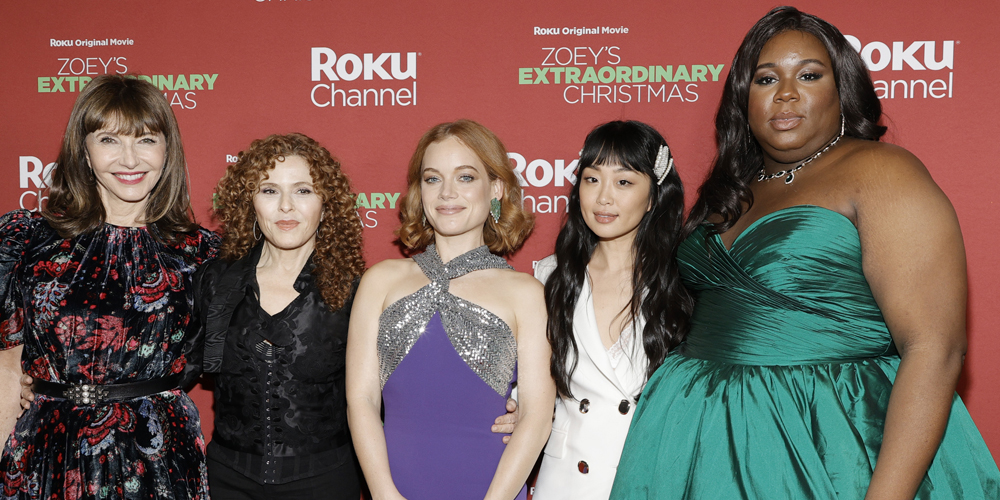 Jane Levy & Skylar Astin Celebrate ‘Zoey’s Extraordinary Christmas’ Premiere With Their Co-Stars