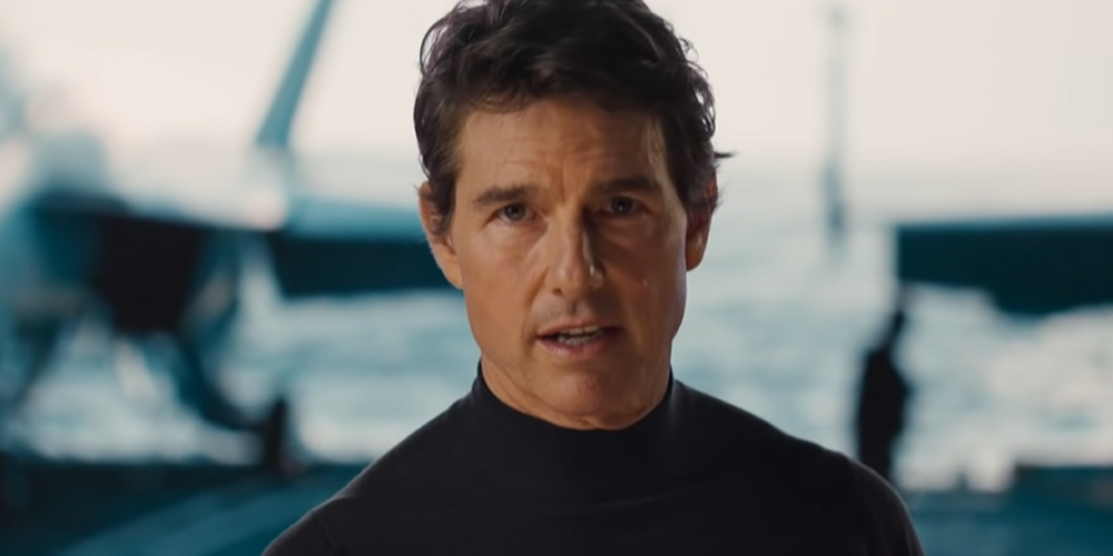 Tom Cruise Teases ‘Top Gun Maverick’ During AFC Championship Tom