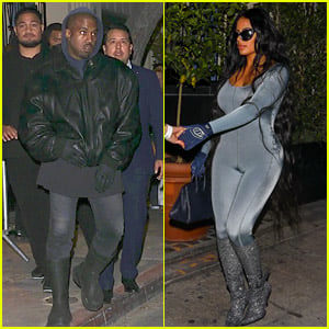Kanye West Was Joined By Kim Kardashian Lookalike Chaney Jones Again - New Photos