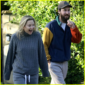Kate Hudson & Danny Fujikawa Step Out for a Morning Stroll Around the Neighborhood