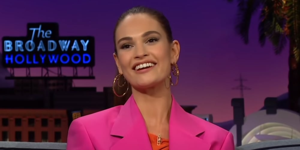 Lily James Dishes What It Was Like Donning Pamela Anderson’s Iconic Red