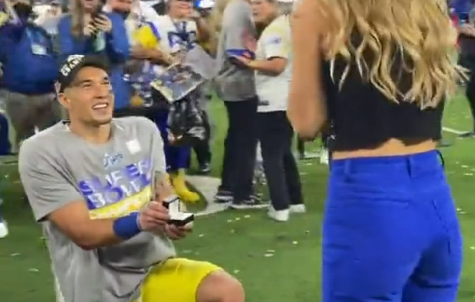 L.A. Rams’ Taylor Rapp Gets Engaged to Dani Johnson After Super Bowl ...