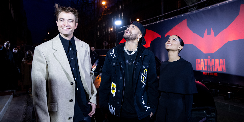Neymar Hosts Robert Pattinson & Zoe Kravitz at Early Screening of ‘The Batman’
