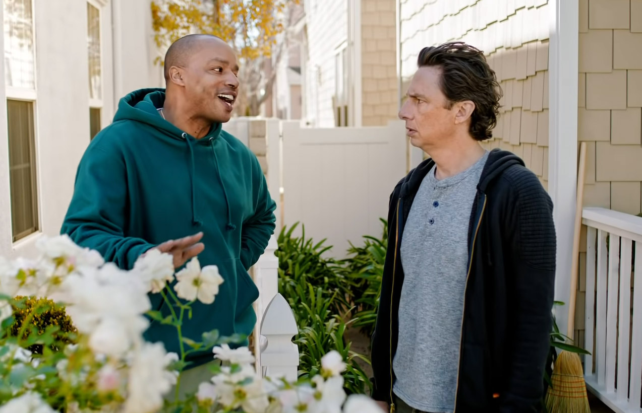 Scrubs’ Zach Braff & Donald Faison Sing a Duet in TMobile’s Super Bowl