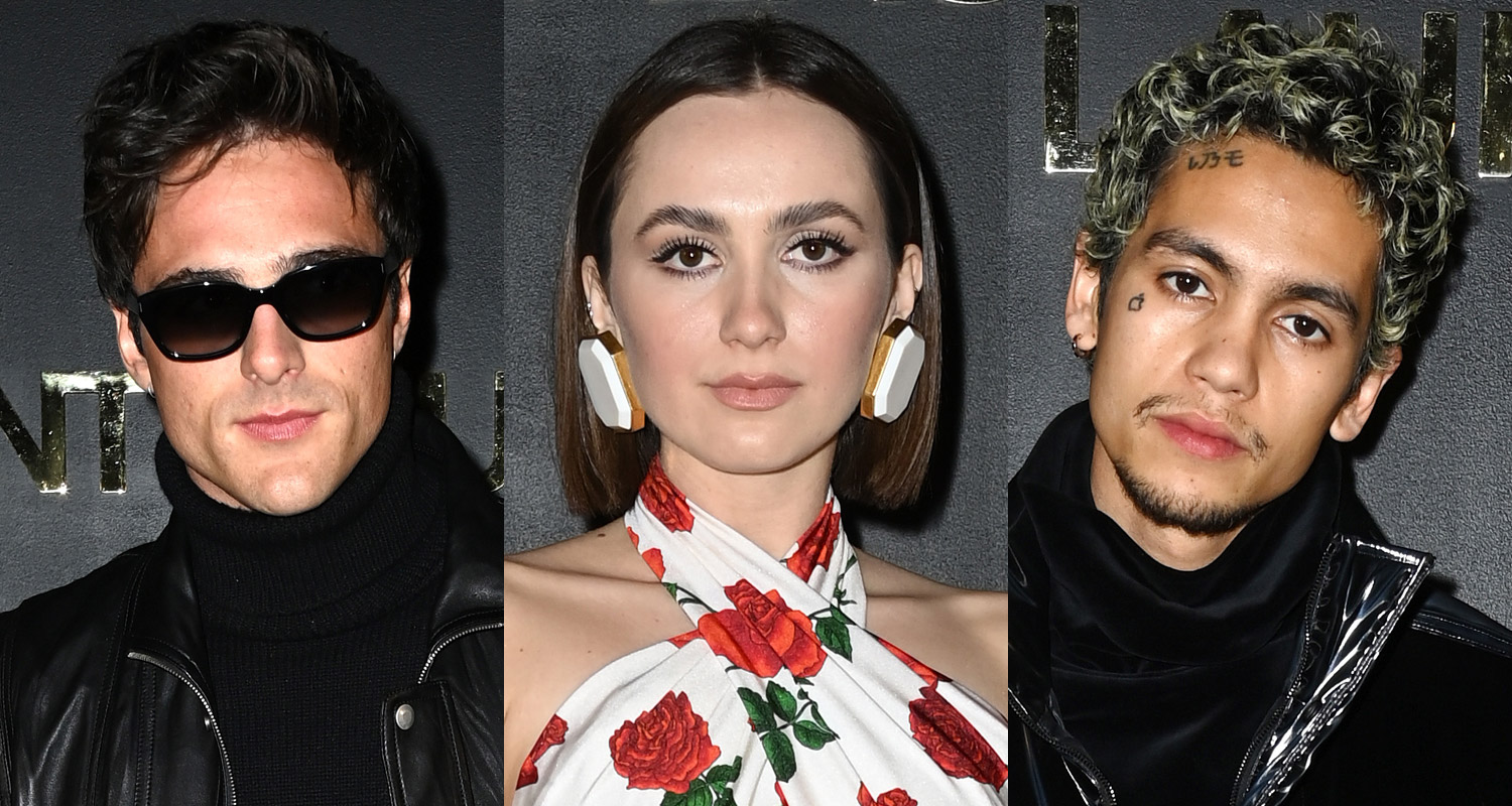 Euphoria’s Jacob Elordi, Maude Apatow, & Dominic Fike Attend Saint Laurent’s Fashion Show in Paris