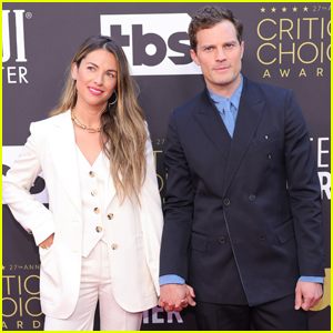 Jamie Dornan & Wife Amelia Warner Hold Hands at Critics' Choice Awards 2022
