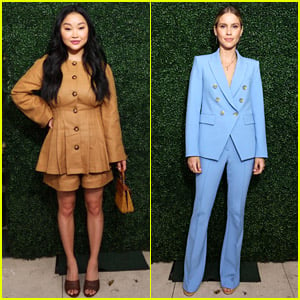 Lana Condor & Claire Holt Sit Front Row at Veronica Beard's Fashion Show!