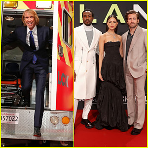 Michael Bay Arrived In An Actual Ambulance To The 'Ambulance' Premiere in Berlin!