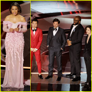 Regina Hall Calls Hollywood’s Hot Single Guys on Oscars Stage for ‘Random’ COVID Testing