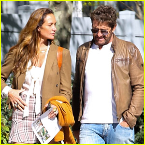 Gerard Butler & Girlfriend Morgan Brown Make Rare Appearance Out in NYC