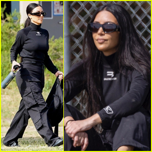 Kim Kardashian Spends Another Sunday at Son Saint's Soccer Game