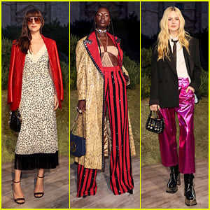 Dakota Johnson, Jodie Turner-Smith & Elle Fanning Were Gifted A Star at Gucci's Cosmogonie Fashion Show