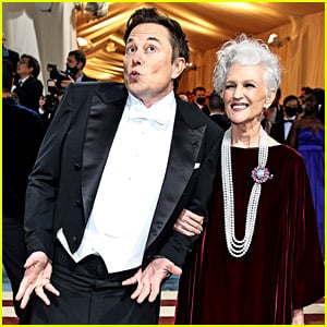 Elon Musk Has Fun with His Mom on the Met Gala 2022 Red Carpet | 2022 ...