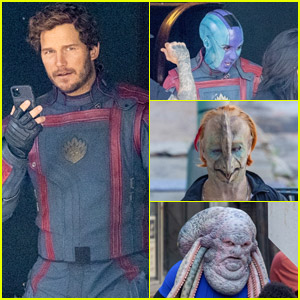 Chris Pratt & 'Guardians of the Galaxy Vol 3' Co-Stars Seen In Costume While Filming