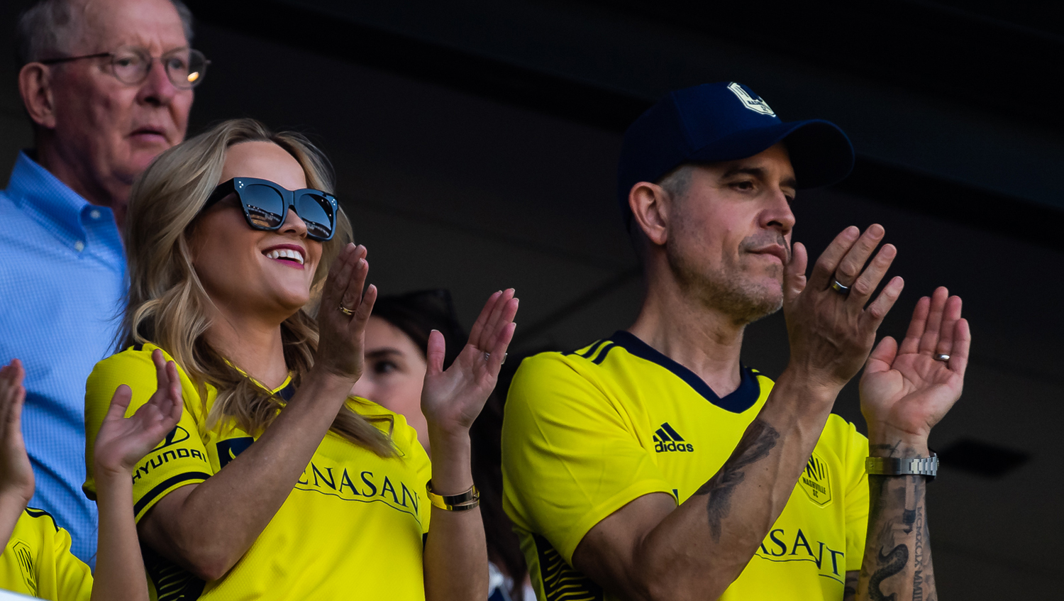 Reese Witherspoon & Family Support Nashville Soccer Club at Inaugural