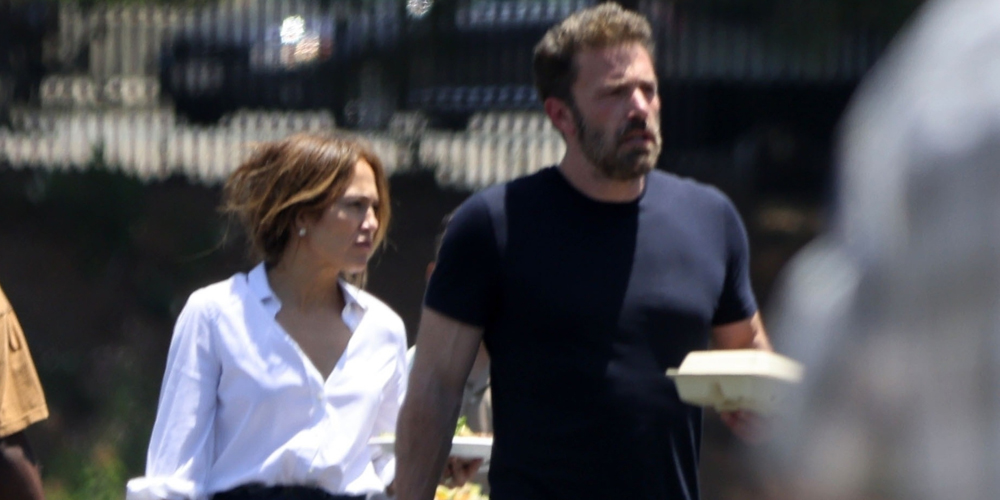 Jennifer Lopez Visits Fiancé Ben Affleck On Set of ‘Nike’ Movie in LA