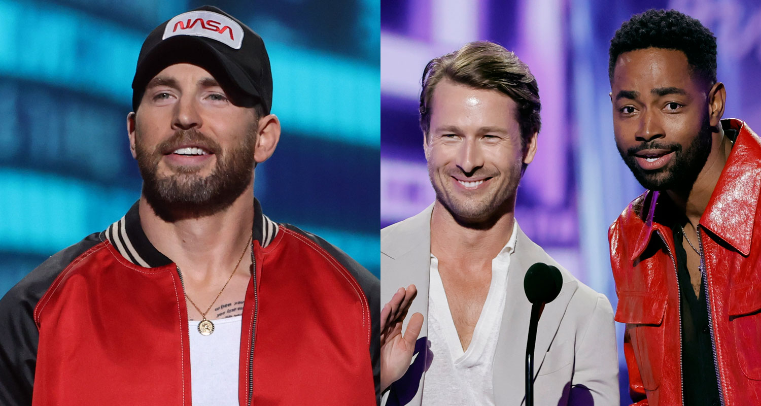 Chris Evans, Glen Powell, & Jay Ellis Present at MTV Movie & TV Awards