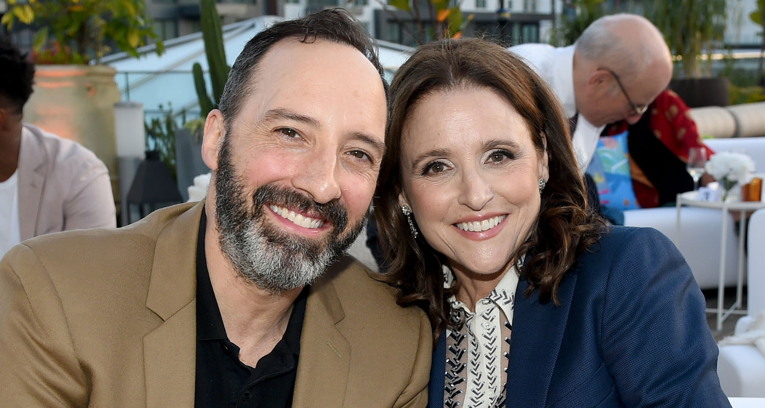 Julia LouisDreyfus Reunites with ‘Veep’ CoStar Tony Hale at NRDC’s Night of Comedy Benefit