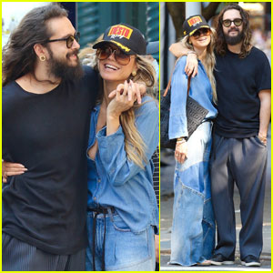 Heidi Klum & Husband Tom Kaulitz Look So In Love During a Walk Around NYC
