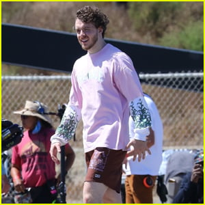 Jack Harlow Shoots Some Hoops on the Set of 'White Men Can't Jump' in L.A.