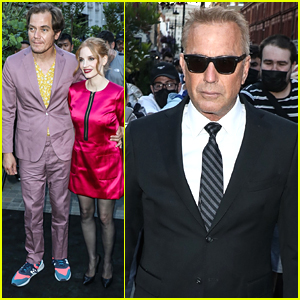 Jessica Chastain, Kevin Costner & More Stars Celebrate Paramount+'s Launch At Dinner Party in London
