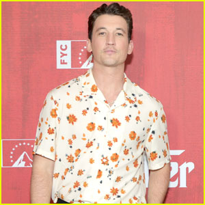 Miles Teller Wears Floral-Print Shirt to 'The Offer' FYC Event