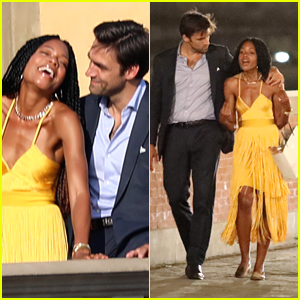 Naomie Harris Goes Sightseeing With Davor Tomic After Attending His Sister's Wedding in Italy