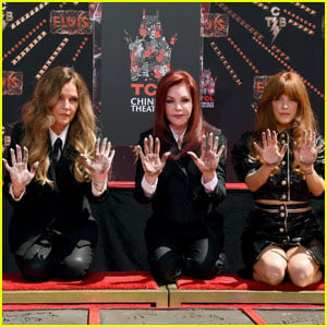 Priscilla Presley Honored with Daughter Lisa Marie Presley & Granddaughter Riley Keough at Handprint Ceremony