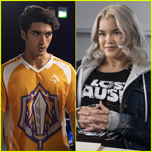 Taylor Zakhar Perez & Paris Berelc Face Off in a Gaming Competition in '1UP' Clip (Exclusive Video)
